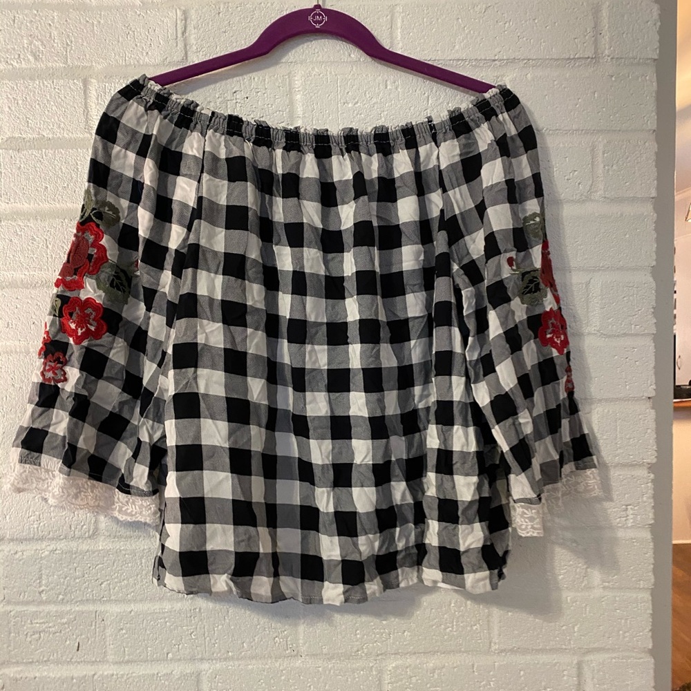 Girls Abercrombie, plaid shirt